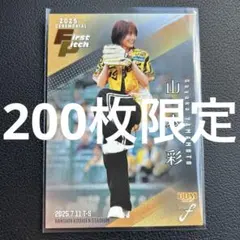 BBM fusion 山本彩 始球式カード 200枚限定 銀紙版