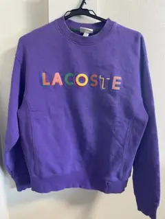 LACOSTE パープル スウェット XS ユニセックスのサムネイル