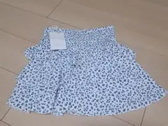 【新品タグ付け】ZARAKIDS 小花柄パンツ付きスカート 140cm