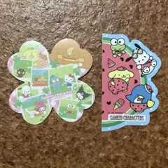 【未使用新品】サンリオキャラクターズ シールクッキー4 ステッカー2種セットのサムネイル
