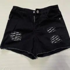 SISTER JENNI ブラックハーフパンツ　160cm