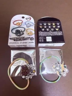 【USJ限定】鬼滅の刃 ヘアゴムコレクション 不死川実弥 & 悲鳴嶼行冥 セット