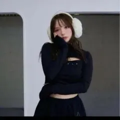 andmary luna logo tops black - メルカリ