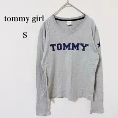 tommy girl トミーガール◇ロゴプリント 長袖カットソー グレー Sのサムネイル