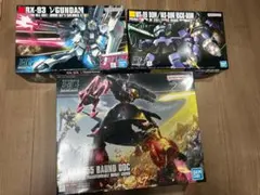 HG ガンプラ 3体セット ズサ ムーンガンダム シルヴァパレト - メルカリ