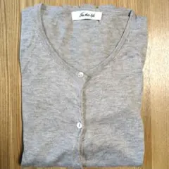 In this life ライトグレー 長袖 カーディガン 春夏用のサムネイル