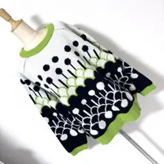 Cヤード インポート オシャレ 柄 ニット 長袖