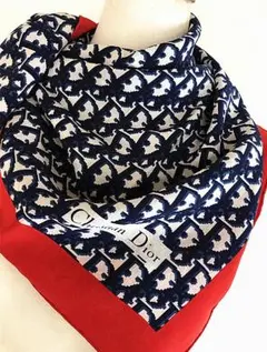 美品★Christian Diorクリスチャンディオール★スカーフ/トロッター柄