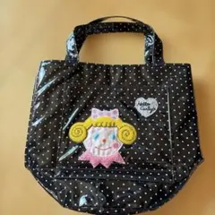 可愛いキャラクター刺繍トートバッグ