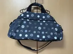 ボストンバック　旅行用　ミニーマウス ドット柄