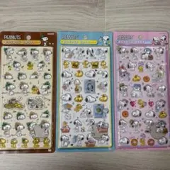 【正規品】ボンボンドロップシール スヌーピー 3種セット