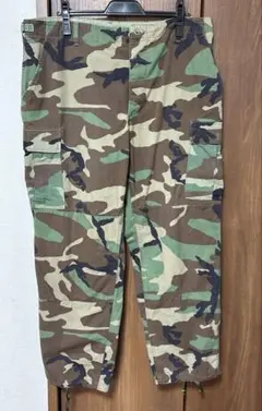80's US ARMY ウッドランドカモ柄　ベイカーパンツ　ファティーグ 80's US ARMY ウッドランドカモ柄 ベイカーパンツ ファティーグ - メルカリ