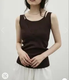 STYLEMIXERスタイルミキサー　レイヤードニットキャミタンクのサムネイル