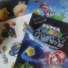 スーパーマリオギャラクシー A4クリアファイル4枚セット