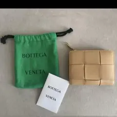 BOTTEGA VENETA 二つ折り財布 マキシイントレチャート カセット