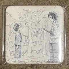 鬼滅の刃 DINING 台本表紙イラストスクエア缶バッジ 竈門炭治郎 手鬼