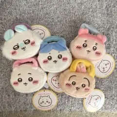 ちいかわ ぬいふわトートミニ ハチワレ ちいかわ うさぎ カニちゃん モモンガ