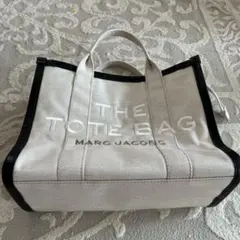 MARC JACOBS THE TOTE BAG 小型 ホワイト/ブラック