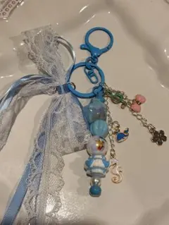 ストラップ　ビーズ　ドナルド