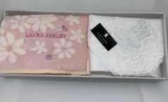 LAURA ASHLEY LANVIN ハンカチ2枚セット