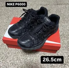 Nike ナイキP6000 スニーカー　ブラック　黒 26.5cm