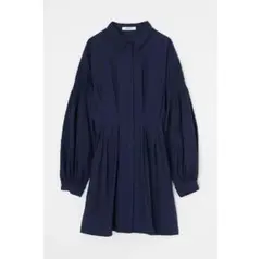 MOUSSY VOLUME SLEEVE TUCK MINI ドレス