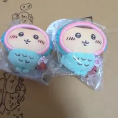 ちいかわ×サンリオ ぷちミニマスコット　くりまんじゅう・ハンギョドン　2個セット