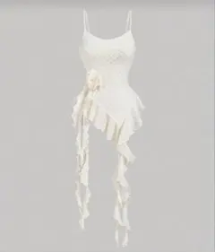 SHEIN ダーリッチ カスケードレースキャミワンピース Darich 吉川愛