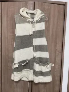 エルロデオ ストライプニットベスト