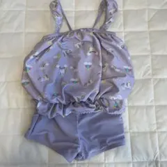 ユニコーン柄ワンピース水着 110cm