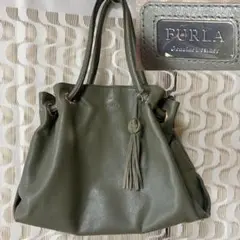 美品】PELLE BORSA レザープラント トートバッグ 保存袋付き 緑 - メルカリ