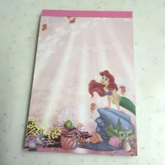 リトルマーメイド 平成レトロ　平成女児　ディズニープリンセス　アリエル　メモ帳
