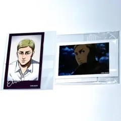 進撃の巨人　くじメイト　インスタントカメラ風 イラストカード　エルヴィン