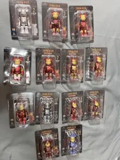 Happyくじ  アイアンマン IRONMAN ベアブリックセット　ハッピーくじ
