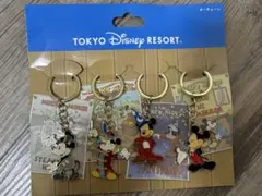 TOKYO Disney RESORT ミッキーマウス　キーチェーン4個セット