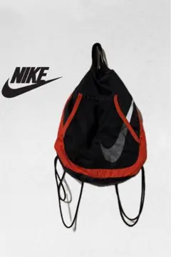 Y2K NIKE ナイキナップザック ブラック レッドのサムネイル