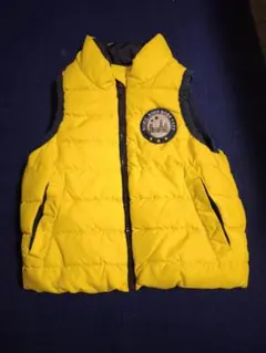 ダウンベスト 90cm Noeil aime BeBe　イエロー