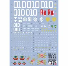 MG 1/100 ジョニー・ライデンゲルググ用水転写式デカール