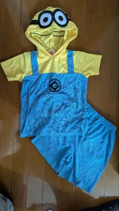 ​ミニオン なりきり パジャマ 上下セット 100cm 半袖 半ズボン