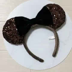 ミニー　スパンコール　カチューシャ　ディズニー　ディズニーランド　ディズニーシー