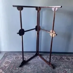 【送料込み❣️】古道具　当時物　無垢材　木製　衣紋掛け　衣桁　着物掛け　昭和レトロ 送料込み❣️】古道具 当時物 無垢材 木製 衣紋掛け 衣桁 着物掛け