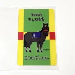 JRA welcomeチャンス クリアカード E賞 エコロデュエル 中山大障害