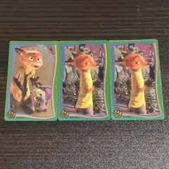 ズートピア ニック ワイルド カードステッカー