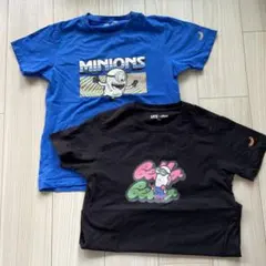 ユニクロxミニオン　150 Tシャツ2枚組