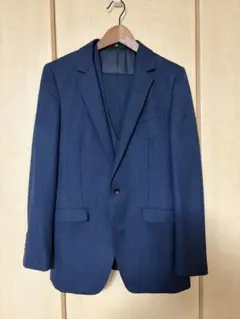 【美品/イタリア生地】スーツセレクト 3ピース セットアップ A5 ネイビー スーツ｜ネイビースーツ(紺)｜SUIT SELECT | スーツセレクト公式通販