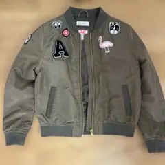H&M カーキ MA-1ジャケット