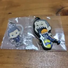 ハイキュー!!田中龍之介 めじるしチャーム ラバーキーホルダー