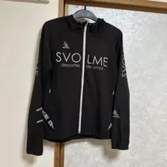 SVOLME ブラック フルジップフーディ