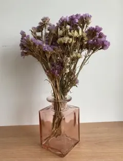 Ｂ．スターチスのドライフラワー　白・紫　ドライフラワー花材