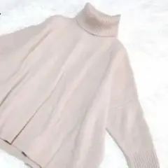 美品　23区　カシミヤブレンド バルキーポンチョニット　38サイズ